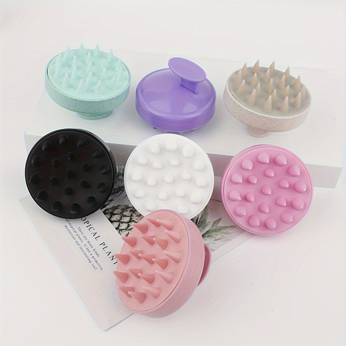 Spa Wellness Massage - 2-in-1 Silicone Scalp Massager & Shampoo