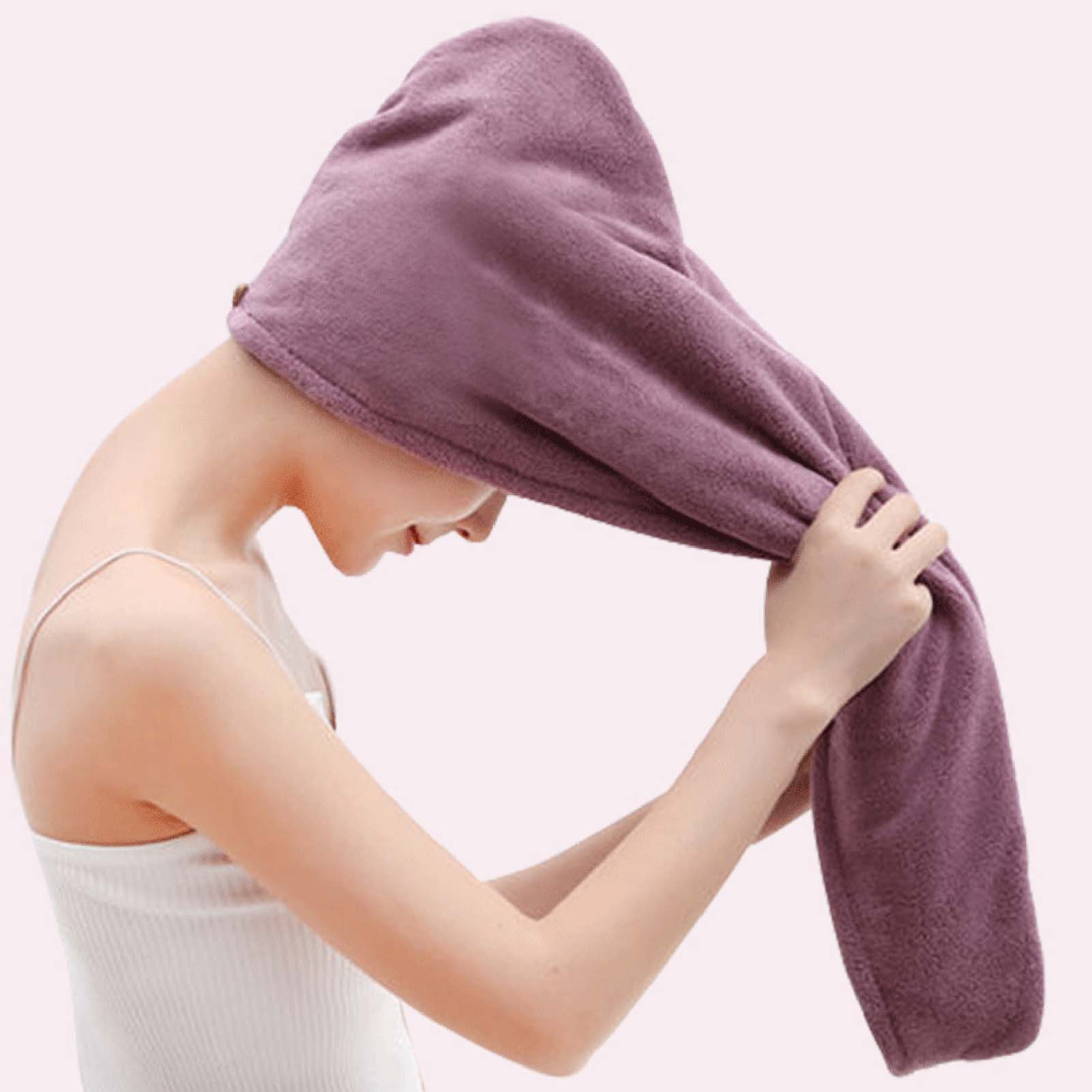 Coral Fleece Womens Hair Towel - Hair Spa Wellness review and price