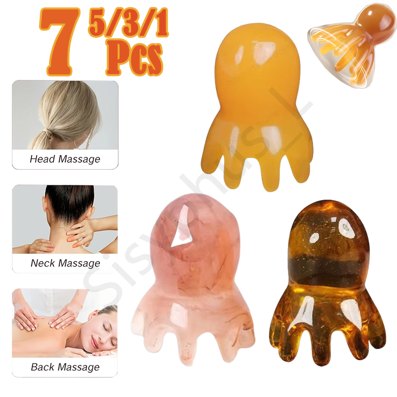 Portable Resin Octopus Comb  S - Spa Wellness Massage review and price