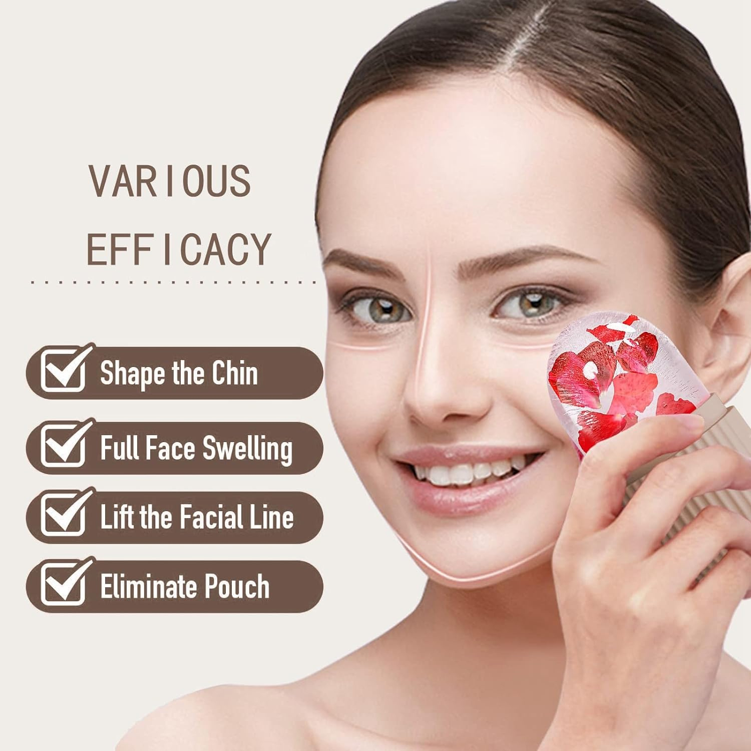 Facial Beauty Ice Roller And G - Spa Wellness Massage review and price