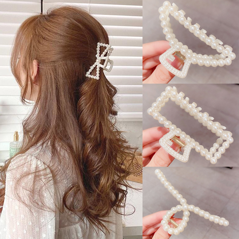 Pearl Claw Clips Crab Geometri - Hair Spa Wellness review and price