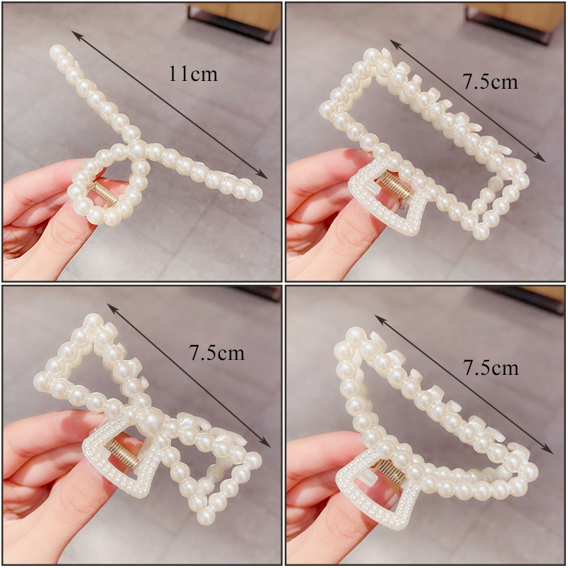 Pearl Claw Clips Crab Geometri - Hair Spa Wellness review and price