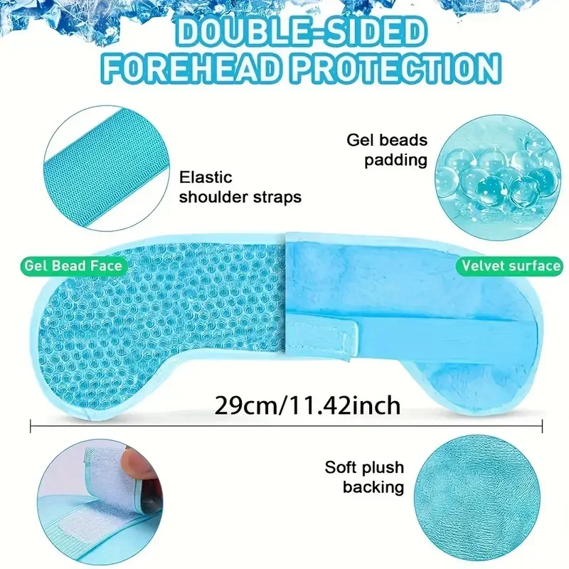 Hot/Cold Gel Bead Migraine Wra - Spa Wellness Massage review and price
