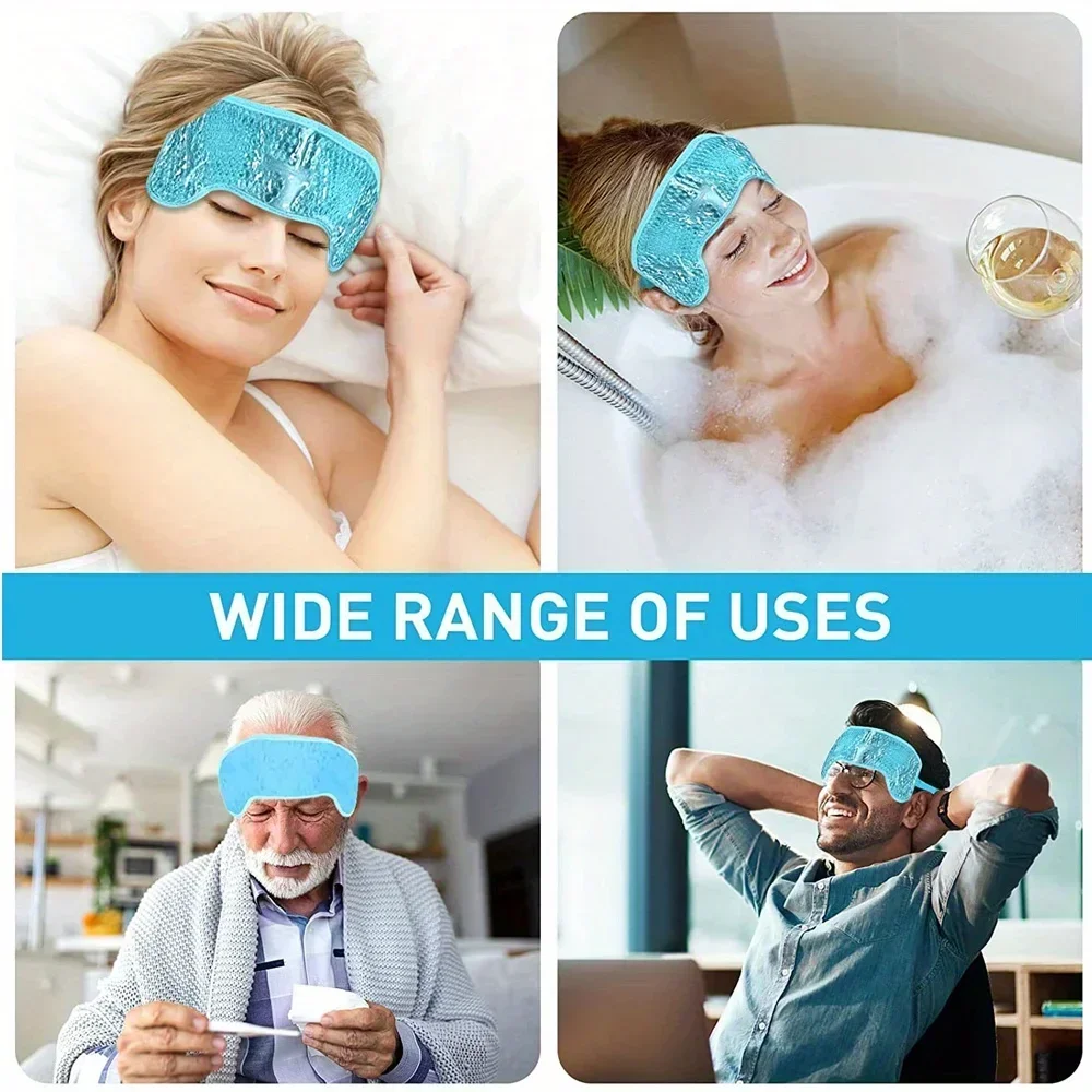 Hot/Cold Gel Bead Migraine Wra - Spa Wellness Massage review and price